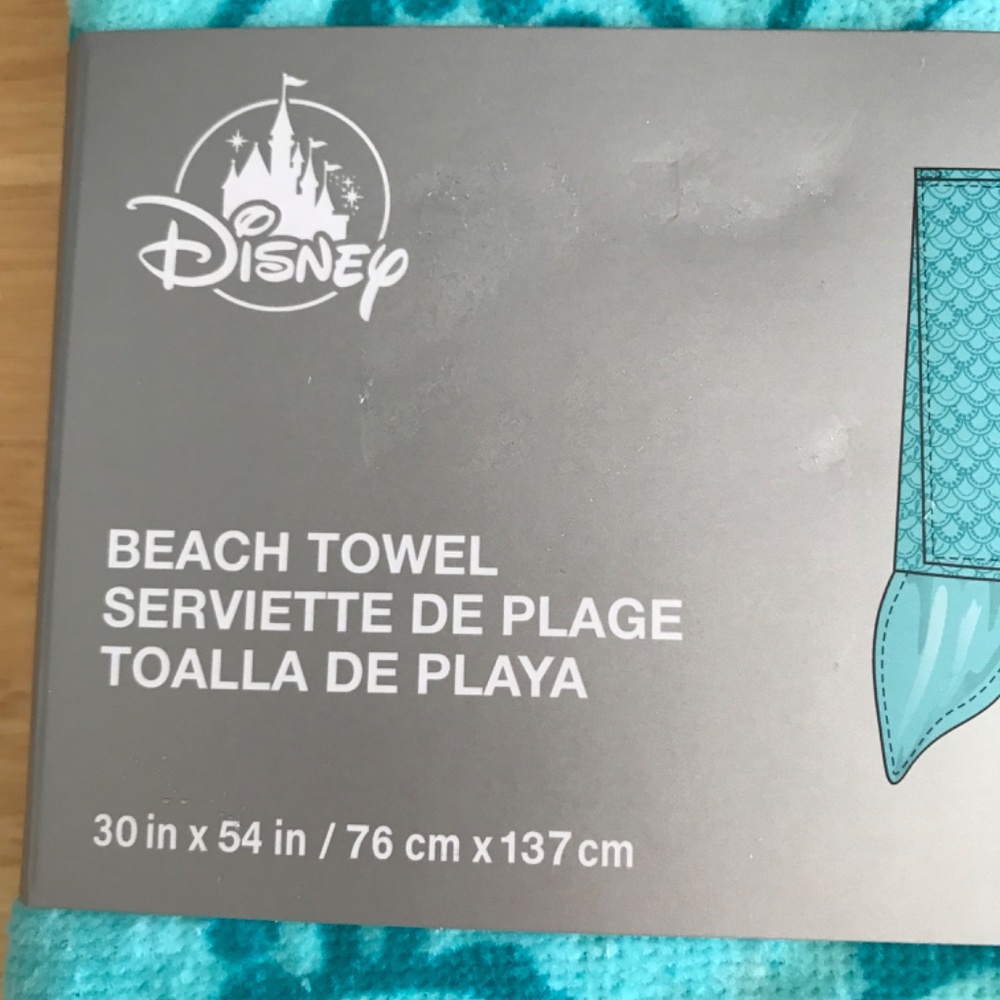 New The Little Mermaid Beach Towel - Picture 2 of 5